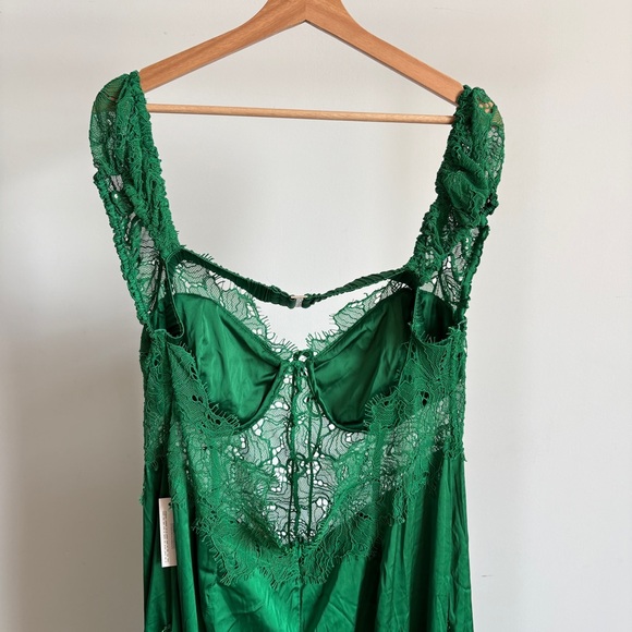 For Love And Lemons Green Lace Maxi Dress - Picture 10 of 12